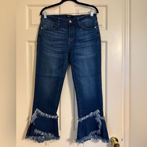 NWOT 11/30 Judy Blue Crop Flare Fit Jeans